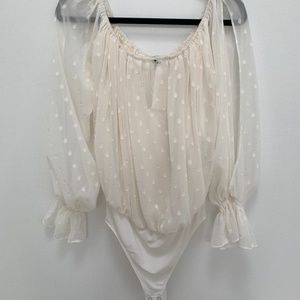 WOMENS BODYSUIT FLOWEY EXPRESS M